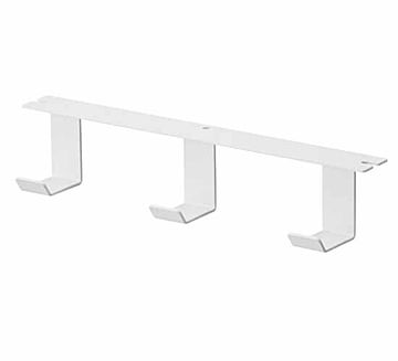 tower タワー (山崎実業) デスク下フック3連 Under-Desk Rack with 3 hooks バッグ掛け 鞄掛け かばん掛け 増設フック