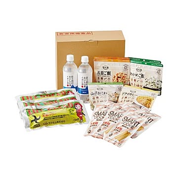 ハピラ EMERGY3日分食料備蓄セットII A4ボックスファイル型 BCK-3DB-01-02 1セット
