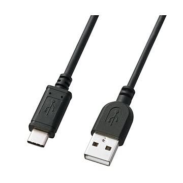 サンワサプライ USB2.0 Type C-Aケーブル（1.5m・ブラック） KU-CA15K