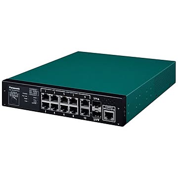 パナソニックLSネットワークス PoE給電スイッチングハブ GA-MLD8TPoE+ PN260893D