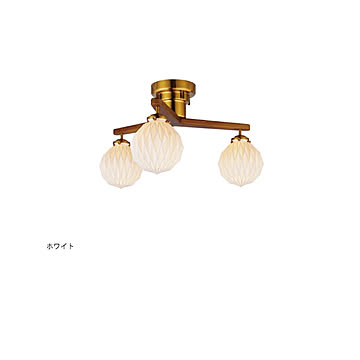インターフォルム マリオン LED電球付き シーリングライト ホワイト LT-4190