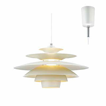 インターフォルム ノルデン ペンダントライト LT-8825 ホワイト LED電球付