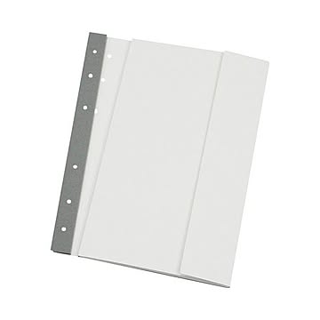 (まとめ) 桜井 エコメディアファイル A4 6穴 白 EMFA4W 1パック（5冊） 【×10セット】
