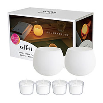 ペガサスキャンドル バスキャンドル ピュアリリー offti-06663301 ホワイト