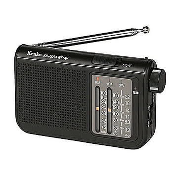 ケンコー・トキナー AM/FM/短波ラジオ KR-009AWFSW 管理No. 4961607438527