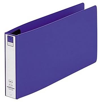 (まとめ) リヒトラブ Avanti リングファイル（カドロック＆ツイストリング） 5×11ヨコ 2穴 200枚収容 背幅36mm 青 F-880U-8 1冊 【×10セット】