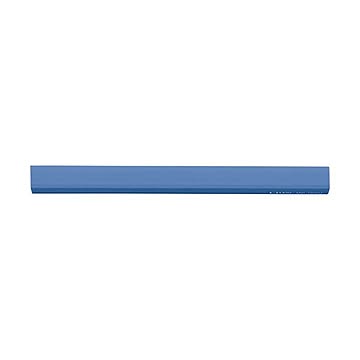 (まとめ) ライオン事務器 マグネットバー長さ160×幅15×厚さ16mm ブルー MB-160U 1本  【×50セット】