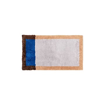 【BRID】FRAME BLOCK HOOK RUG 40×70