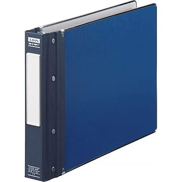 データファイル リング式とじ具 T8.5×Y12 17穴 350枚とじ 青