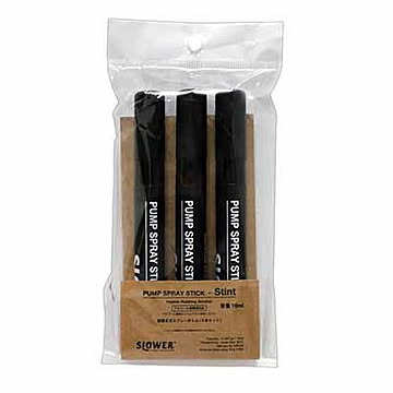 SLOWER スロウワー PUMP SPRAY STICK 「Stint (3P)」 ポンプスプレースティック 「スティント」 3本セット アルコール対応 スプレーボトル 詰め換え用スプレーボトル