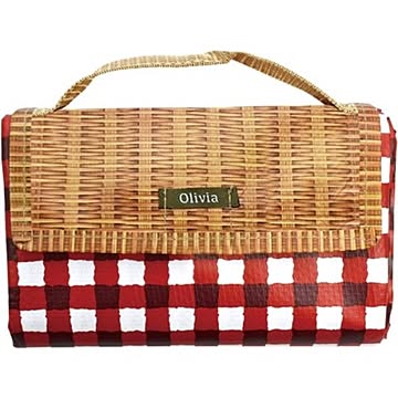 Olivia レジャーシート ギンガムチェック レッド A397RD GENDAI HYAKKA