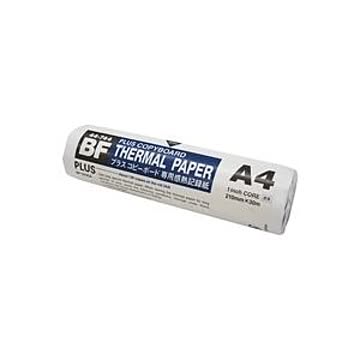 （まとめ）プラス 感熱記録紙 BF-370SA BF用【×3セット】