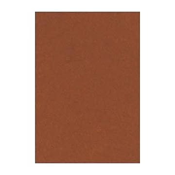 （まとめ） 文運堂 ニューカラーR 八ツ切 横271×縦392mm 8NCR-323 こいこげちゃ 100枚入 【×2セット】