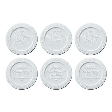 プラスチックカバーS 6個セット WECK マークスインターナショナル WE-007