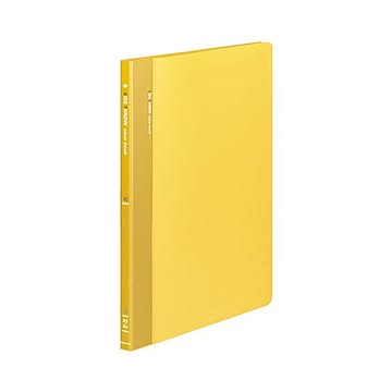 コクヨ クリヤーブック固定式・サイドスローA4タテ 40ポケット 背幅18mm 黄 ラ-820Y 1セット10冊