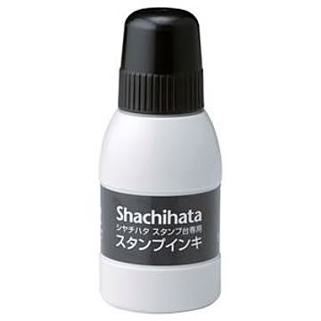 （まとめ） シャチハタ スタンプ台専用補充インキ 40ml 黒 SGN-40-K 1個 【×10セット】