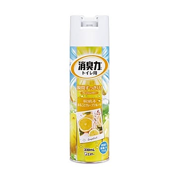 （まとめ）エステー トイレの消臭力スプレーグレープフルーツ 330ml 1本【×10セット】