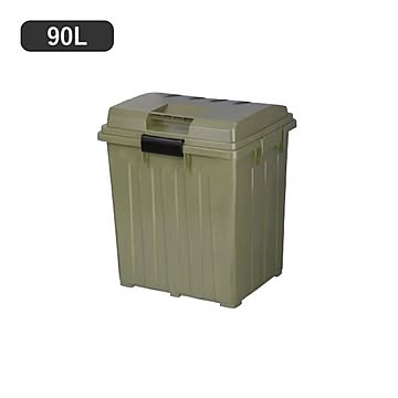 新輝合成 屋外用 連結できるゴミ箱 【９０リットル】