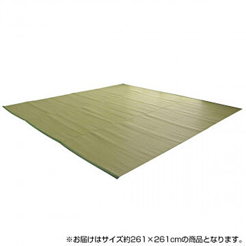 イケヒコ・コーポレーション ラグ リリーフ RLF261261 4.5畳 グリーン