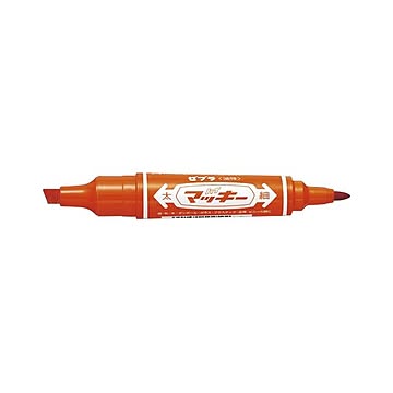 （まとめ） ゼブラ ハイマッキー オレンジ 細字1.5〜2.0mm・太字6.0mm 【×30セット】