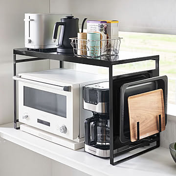 山崎実業 スチールパネル付きレンジラック タワー W75 tower