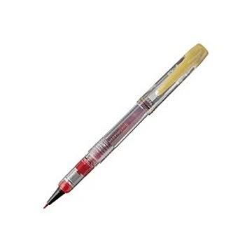 （まとめ）プラチナ万年筆 ソフトペンスケルトン軸(限定販売)赤【×5セット】