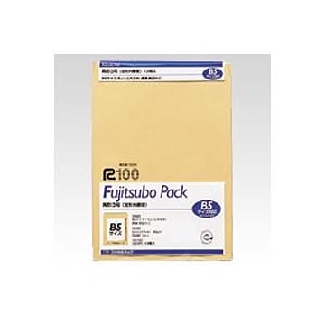 （まとめ） 藤壷クラフトパック封筒 クラフト製・パック入 PK-3 13枚入 【×10セット】