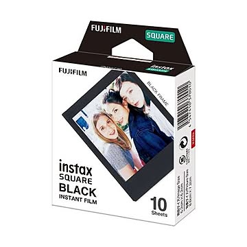 まとめ富士フイルム インスタントカラーフィルムinstax SQUARE ブラック 1パック10枚×3セット