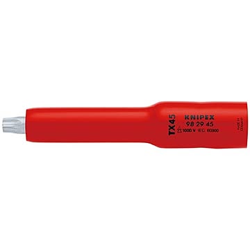 KNIPEX クニペックス ３／８ＳＱ 絶縁ソケットＴｘ４５ １０００Ｖ絶縁仕様 9829-45