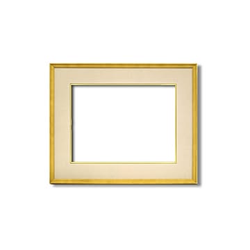 【日本画額】木製フレーム 和額 色紙額 色紙Fサイズ 木製日本画額F8サイズ（455×380mm）ベージュ