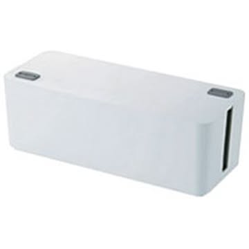 業務用10セット ELECOM 6個口 ケーブルボックス EKC-BOX001WH