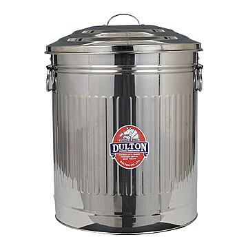 ゴミ箱 GARBAGE CAN STAINLESS L 100-106-SSL H440mm φ330mm ダルトン