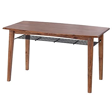 東谷 ティンバー PM-304T ダイニングテーブル 幅130cm 奥行75cm 高さ72cm 天然木 ミンディ材 食卓テーブル レトロ ナチュラル 送料込み