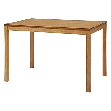 シンプル ダイニングテーブル/食卓机 【幅110cm】 木製 フリーテーブル 組立品 〔リビング 店舗 ショップ〕【代引不可】