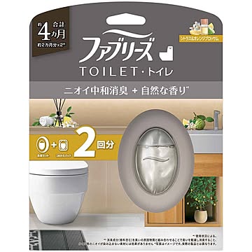ファブリーズ ファブリーズトイレ用消臭剤 プレミアムシリーズ消臭＋自然な香り 本体＋つめかえ1個パック