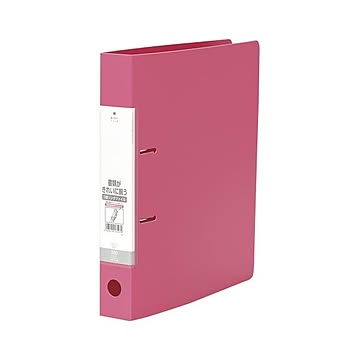 （まとめ） リヒトラブ リクエスト・D型リングファイル A4判タテ型（背幅46mm） G2230-3 赤 1冊入 【×5セット】