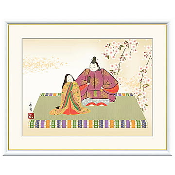 額絵 吉祥雛 伊藤香旬 42x34cm 三幸