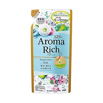 （まとめ）ライオン ソフラン アロマリッチ サラつめかえ用 400ml 1個【×20セット】