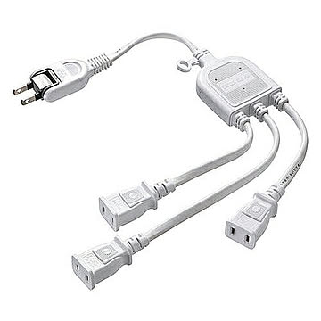 サンワサプライ　ACアダプタ専用電源延長コード　TAP-EX3WN 管理No. 4969887833452