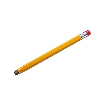 【5個セット】 サンワサプライ 導電繊維タッチペン(オレンジ・鉛筆型) PDA-PEN51DX5