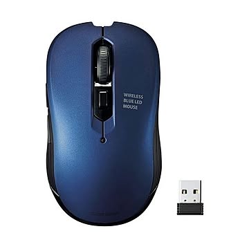 まとめサンワサプライワイヤレスブルーLEDマウス ブルー MA-WBL113BL 1個×3セット