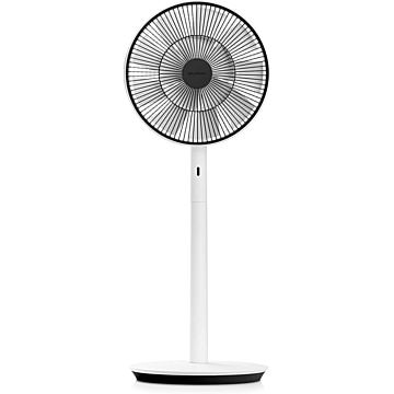 バルミューダ ザ・グリーンファン (ホワイト×ブラック) 扇風機 DCモーター 二重構造の羽根 BALMUDA The GreenFan EGF-1700-WK