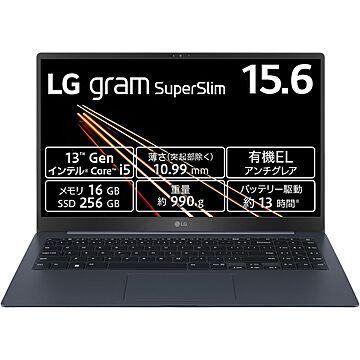 LG ノートパソコン 15Z90RT-MA53J LG gram SuperSlim 15.6型 