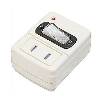 YAZAWA 雷ガード付省エネタップ Y02FSK110WH 管理No. 4966307280858