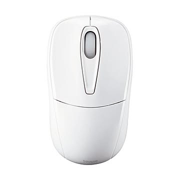 (まとめ) サンワサプライ 静音ワイヤレスマウス 2ボタン ホワイト MA-WH123W 1個 【×5セット】
