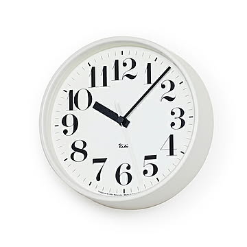 リキスチールクロック  数字指標 電波 メトロポリタンギャラリー Lemnos