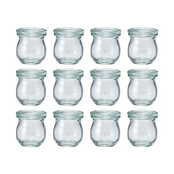 ミニ チューリップシェイプ 40ml 12個セット WECK マークス WE-788