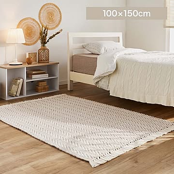 インド綿ルームマット100×150