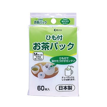 (まとめ) アートナップ お茶パック (ひも付) 1パック(60枚) 【×30セット】