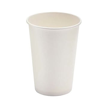 （まとめ） サンナップ 厚紙カップ ホワイト 400ml 40個入 【×10セット】